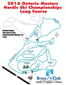 Masters Long Course Map