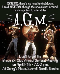 Bruce Ski Club Annual General Meeting 2016 dancers ad