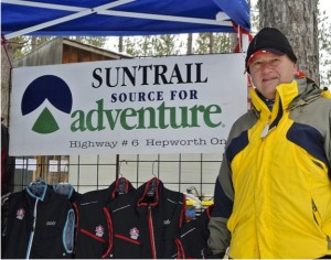 Suntrail Source for Adventure, Hepworth, Ontario, outdoor clothing display