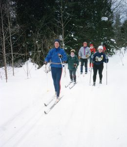 Bruce Ski Club - Colpoy's Ski Trail - Group of Skiers