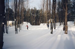 Trailer Park Near Sawmill Nordic Centre