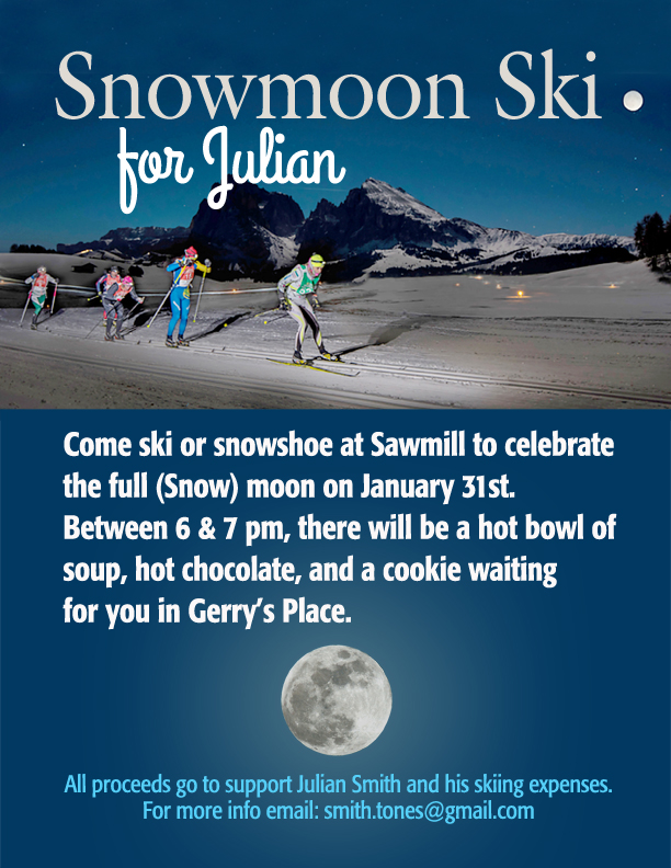Moonlight ski for Julian - 2018 poster