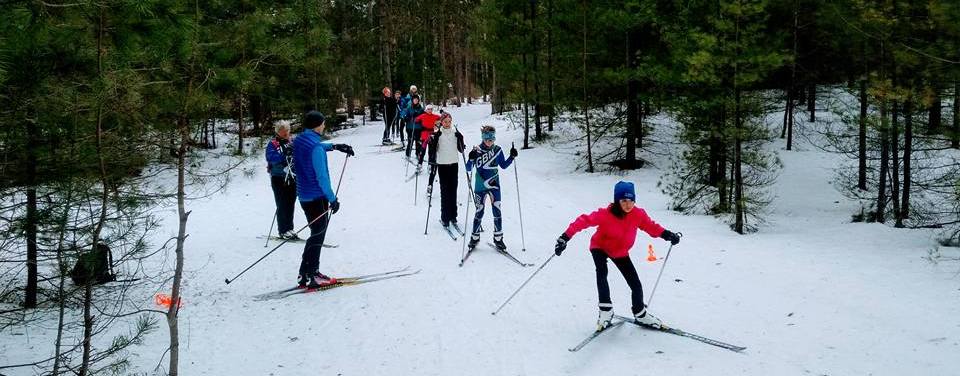 Sawmill Nordic Centre, Hepworth, Ontario - Jackrabbits skiers