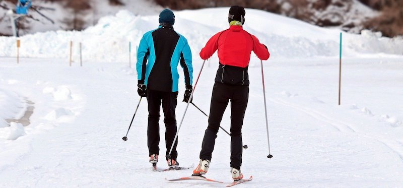 cross-country skiing time trials