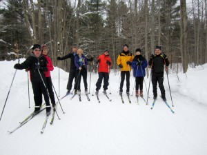 Cross-country skiing, Sawmill Nordic Center, Bruce County, Grey County, Ontario