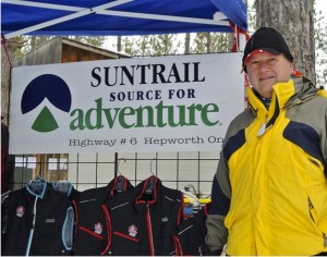 Suntrail Source for Adventure outdoor clothing display