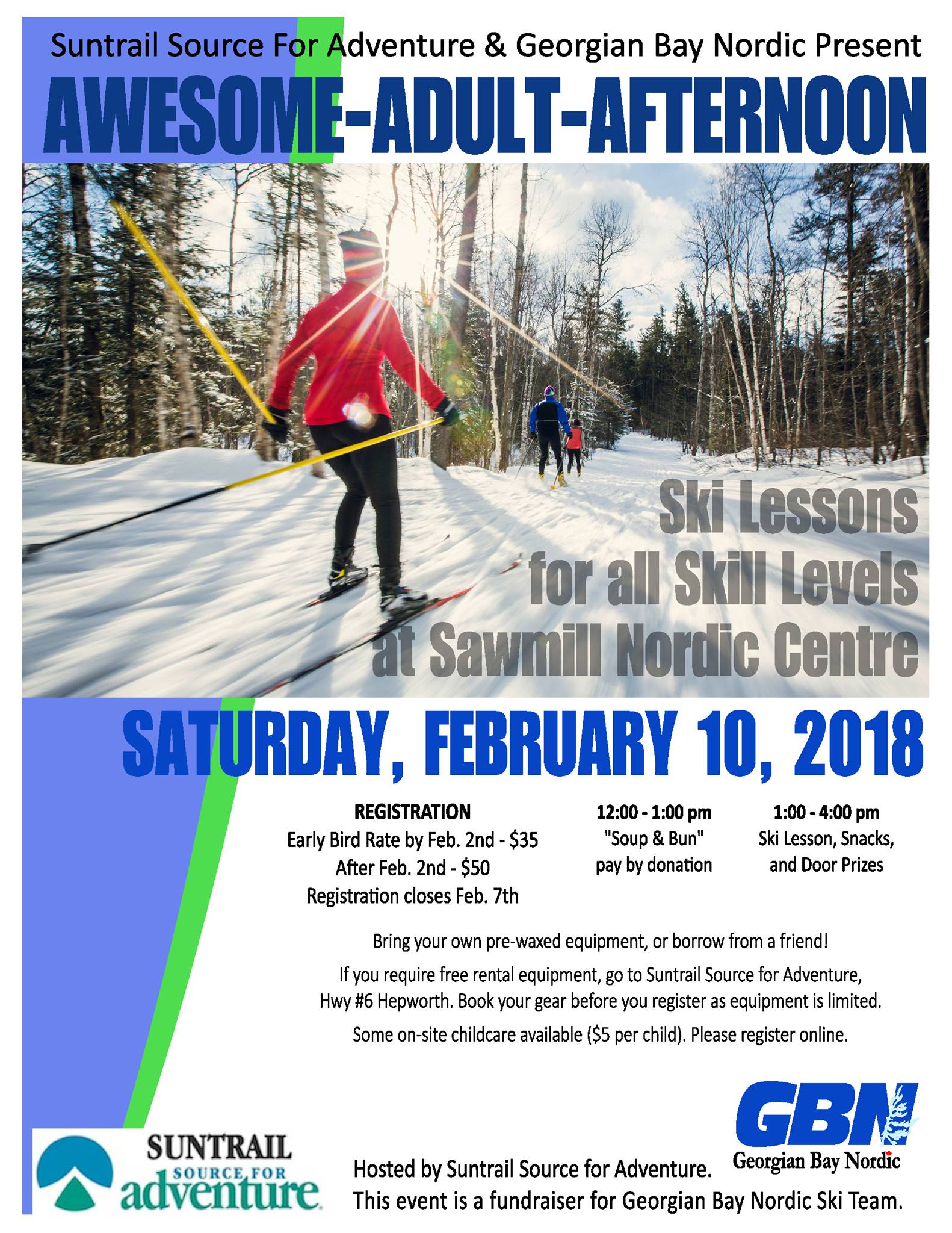 Awesome Adult Afternoon Ski Lesson 2018 poster