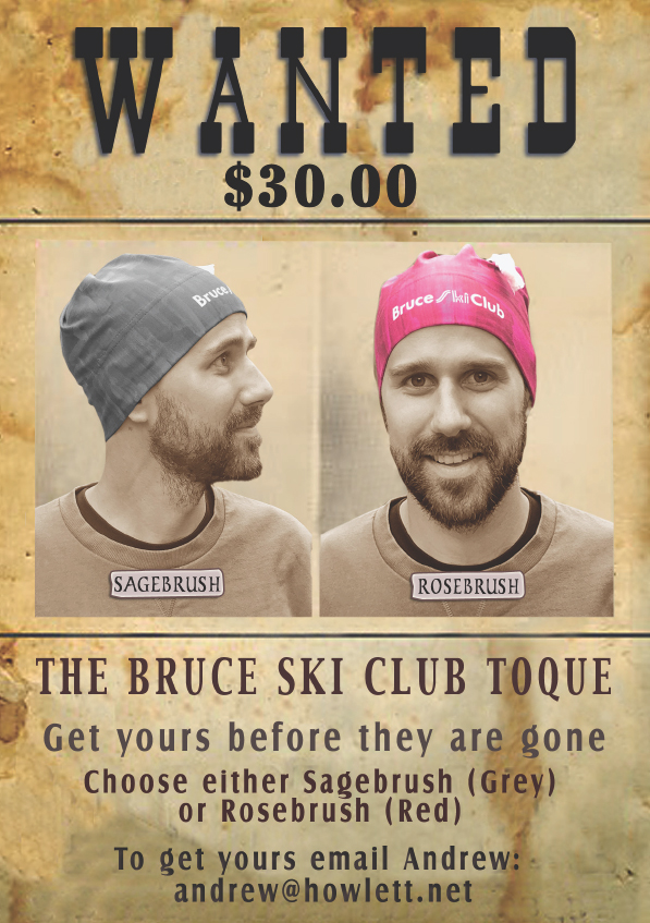 Bruce Ski Club - toque wanted poster
